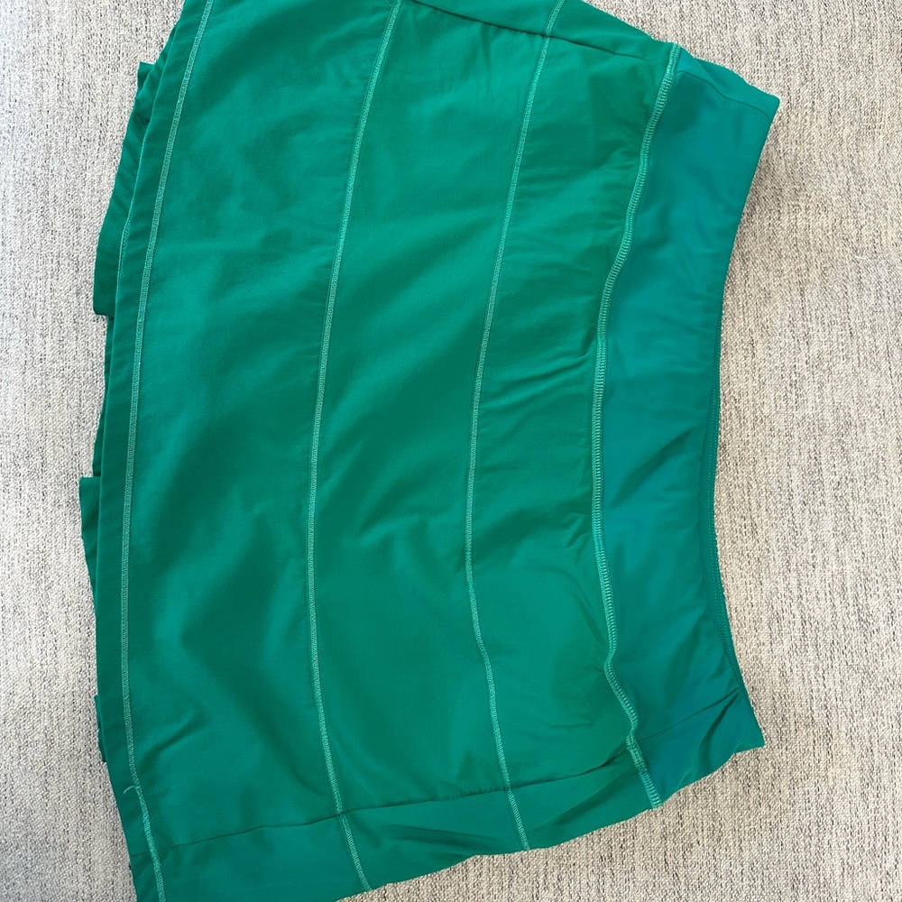 Beautiful emerald green tennis skirt